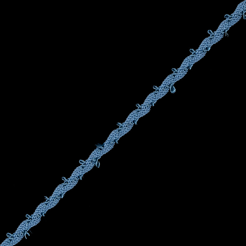 Colonial Blue European Crochet Trim - 0.25