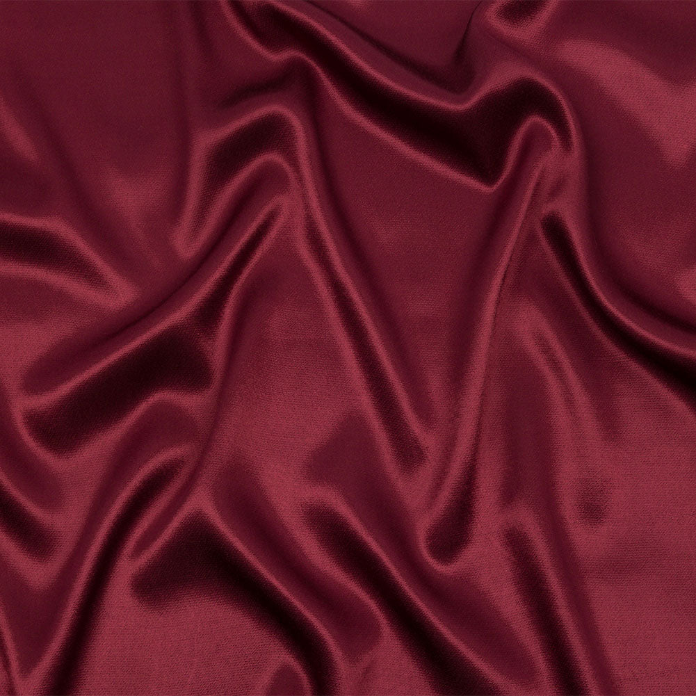 Sustainable Viscose Fluid Satin - Wine - Mood Exclusive Elliana Collection - Joann Fabrics
