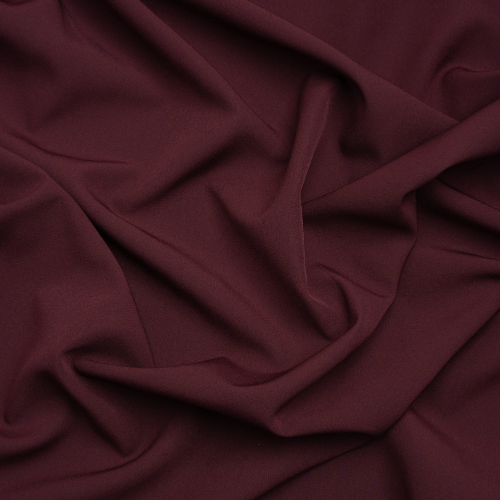 Stretch Recycled Polyester 4-Ply Crepe - Burgundy - Premium Collection - Joann Fabrics