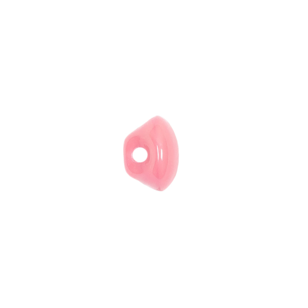 European Dark Pink Half Domed Self Back Glass Button - 16L/10mm - Joann Fabrics
