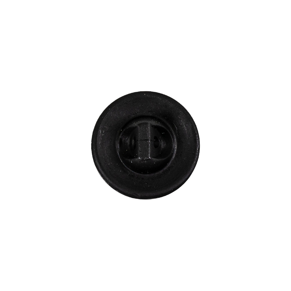 Vintage Matte Black Shank Back Glass Button with Rhinestone Core - 22L/14mm - Joann Fabrics
