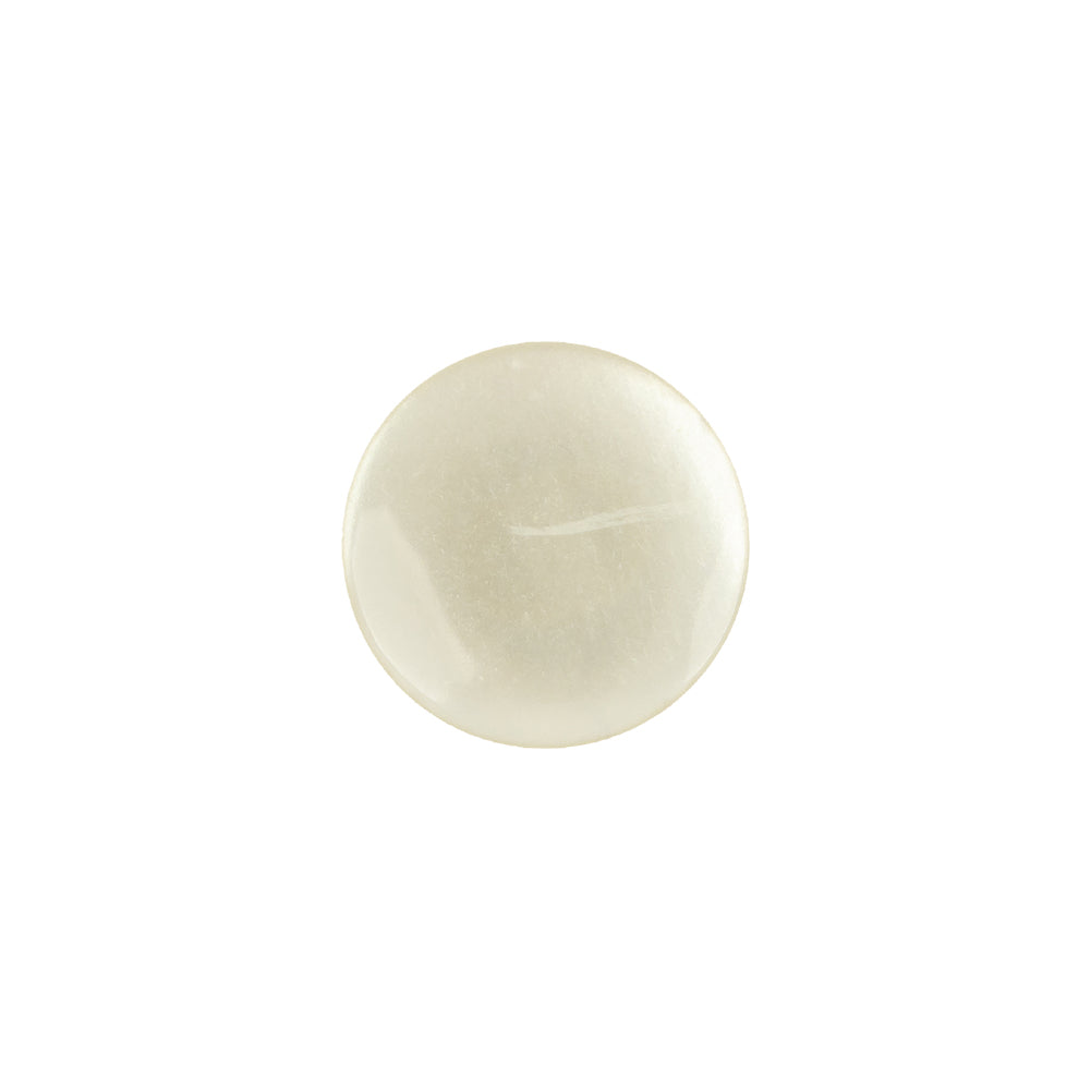 Vintage Ivory Pearlescent Flat Shank Back Plastic Button - 22L/14mm - Joann Fabrics