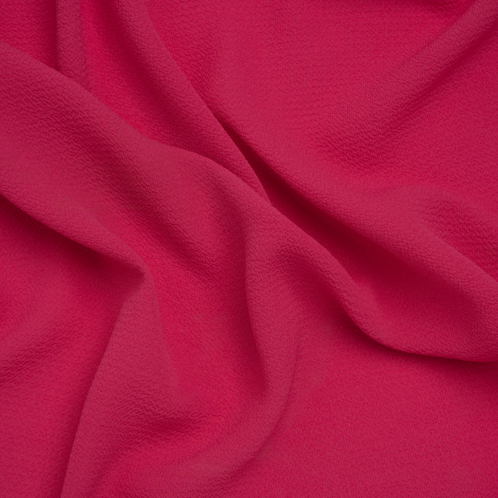Stretch Puckered Polyester Crepe - Bubblegum Pink - Designer Deadstock - Joann Fabrics