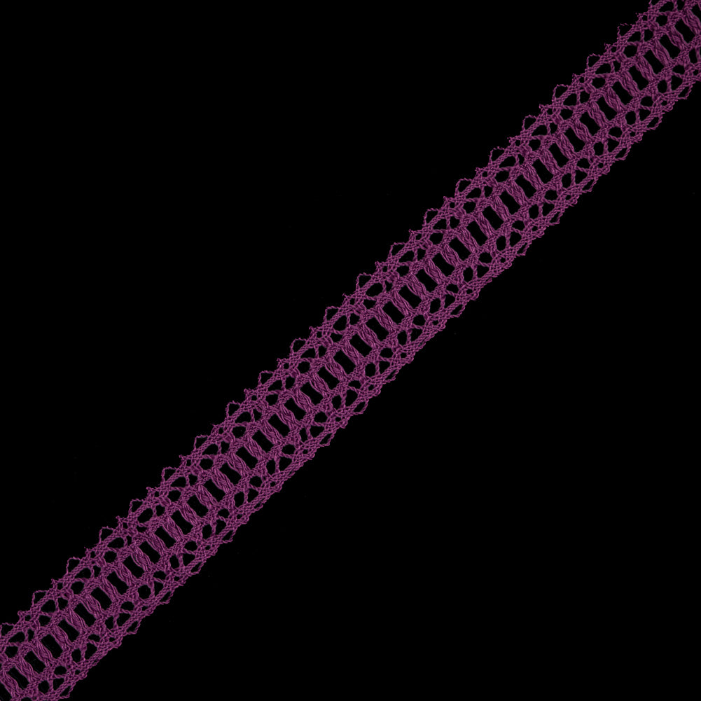 Magenta European Crochet Trim - 1.25
