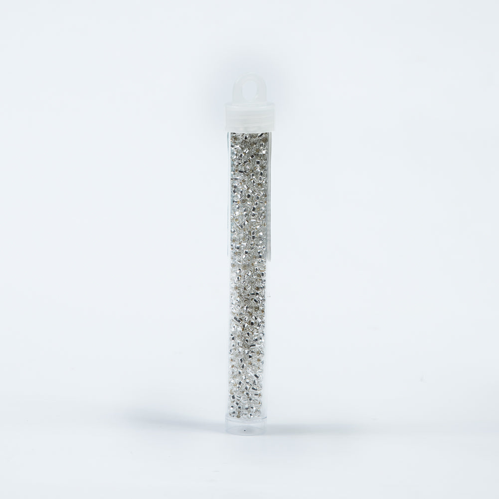 Silver Lined Clear Czech Seed Beads - Size 8 - Joann Fabrics