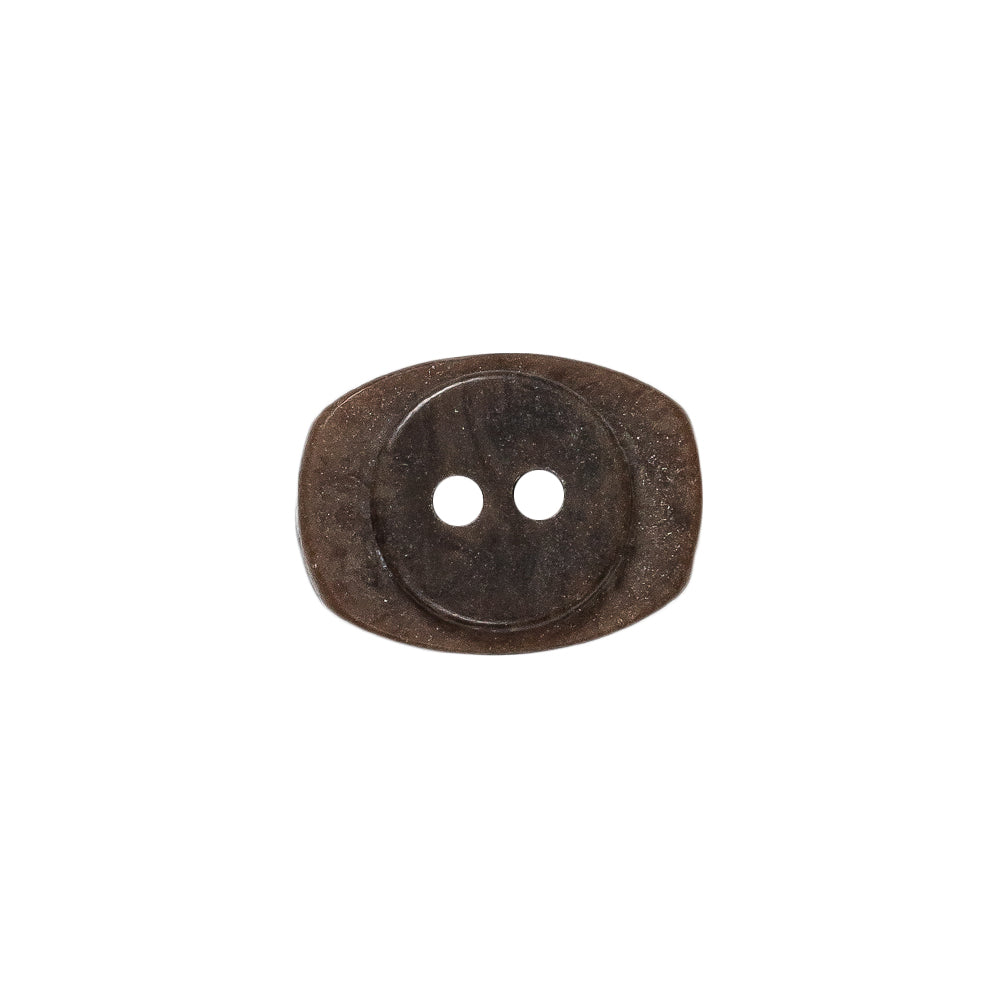 Gray and Brown Wood-Look Oval 2-Hole Plastic Button - 28L/18mm - Joann Fabrics