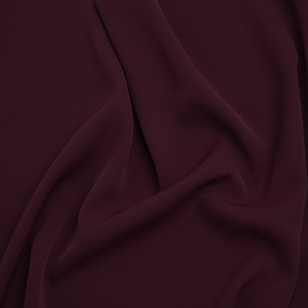 Soft Lightweight Polyester Gabardine - Burgundy - Stefanie Collection - Joann Fabrics