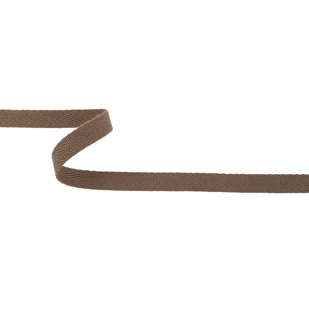 Shiitake Cotton Twill Tape - 0.5