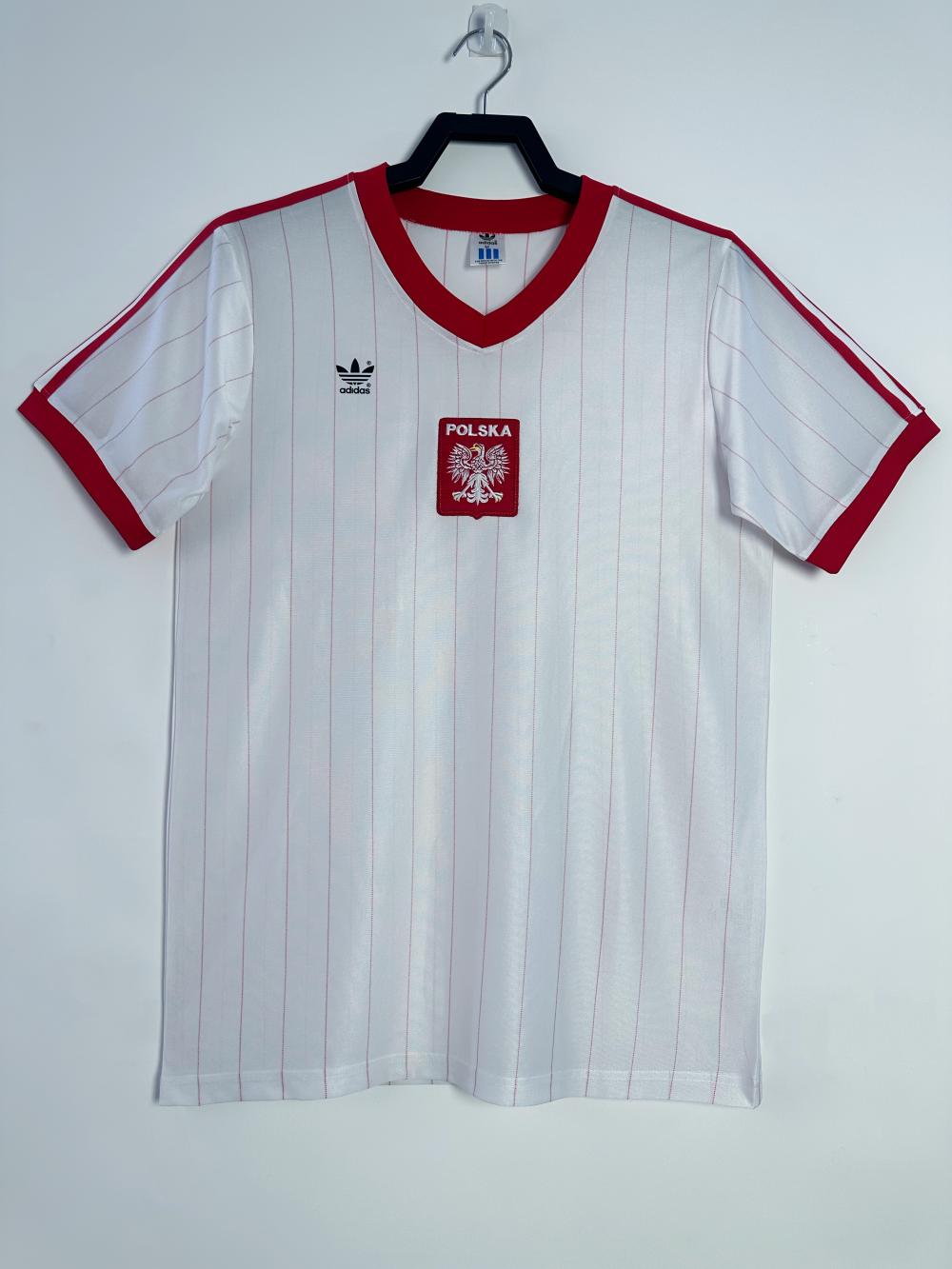 1982 Retro Poland Home Football Shirt 1:1 Thai Quality