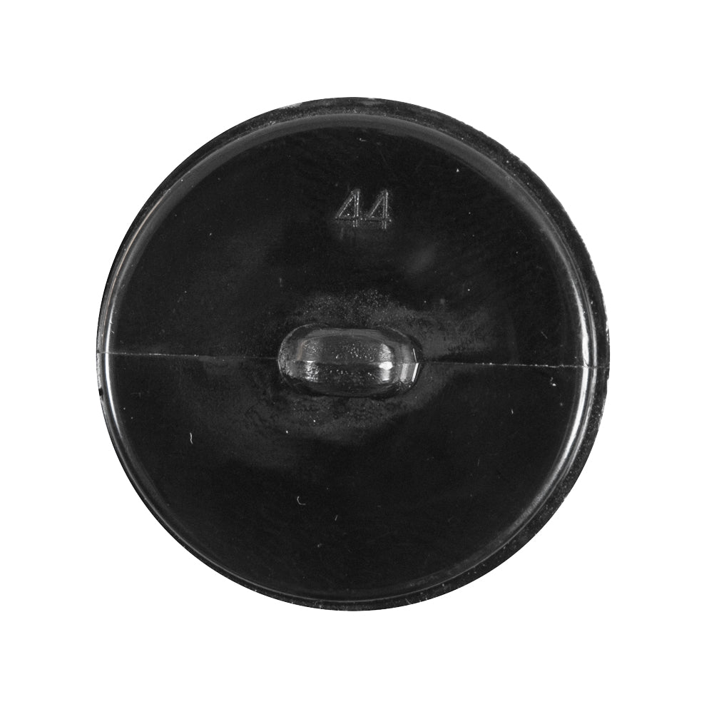 Black Floral Gem Molded Plastic Shank Back Button - 44L/28mm - Joann Fabrics