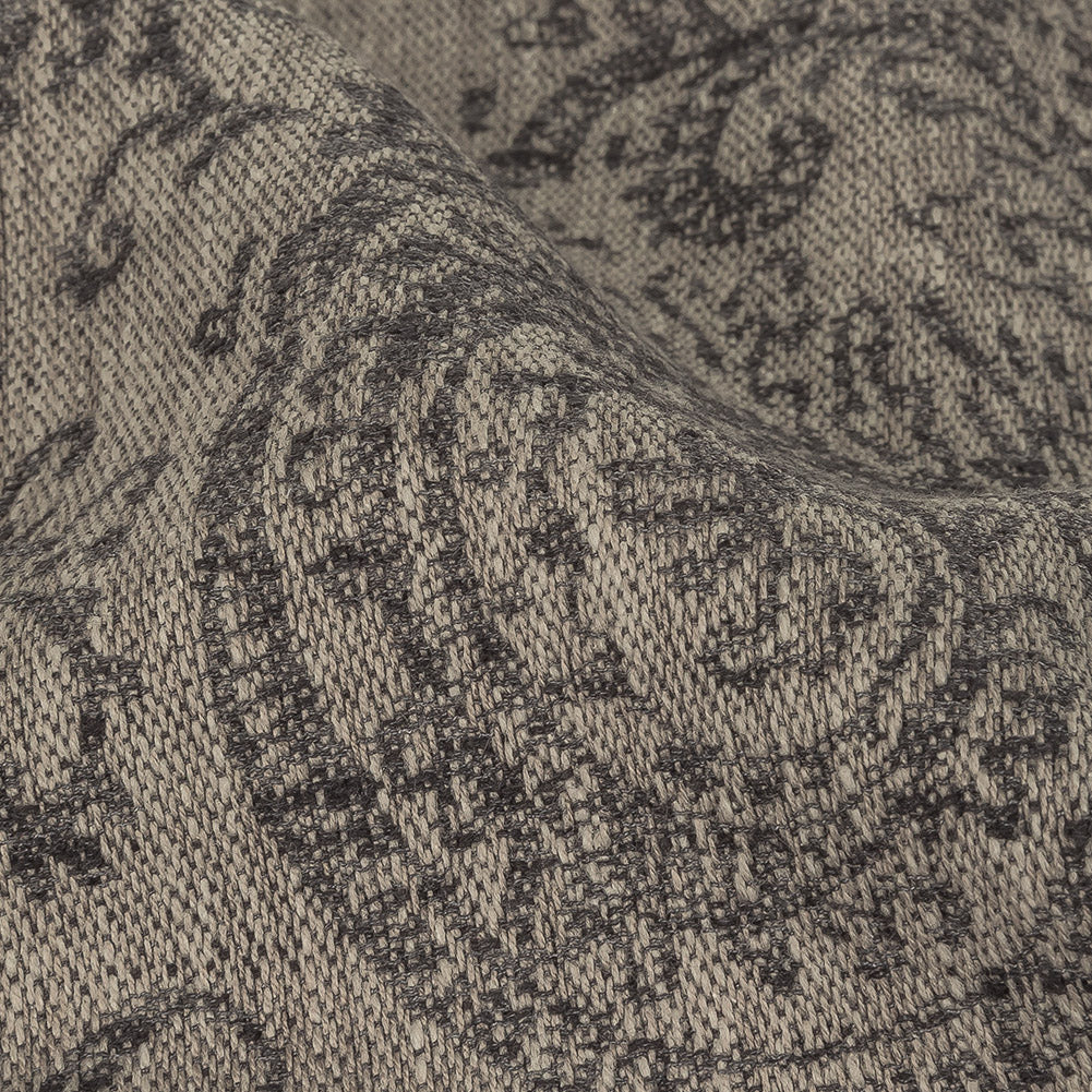 Drapery Jacquard - Graphite Damask - British Imported - Joann Fabrics