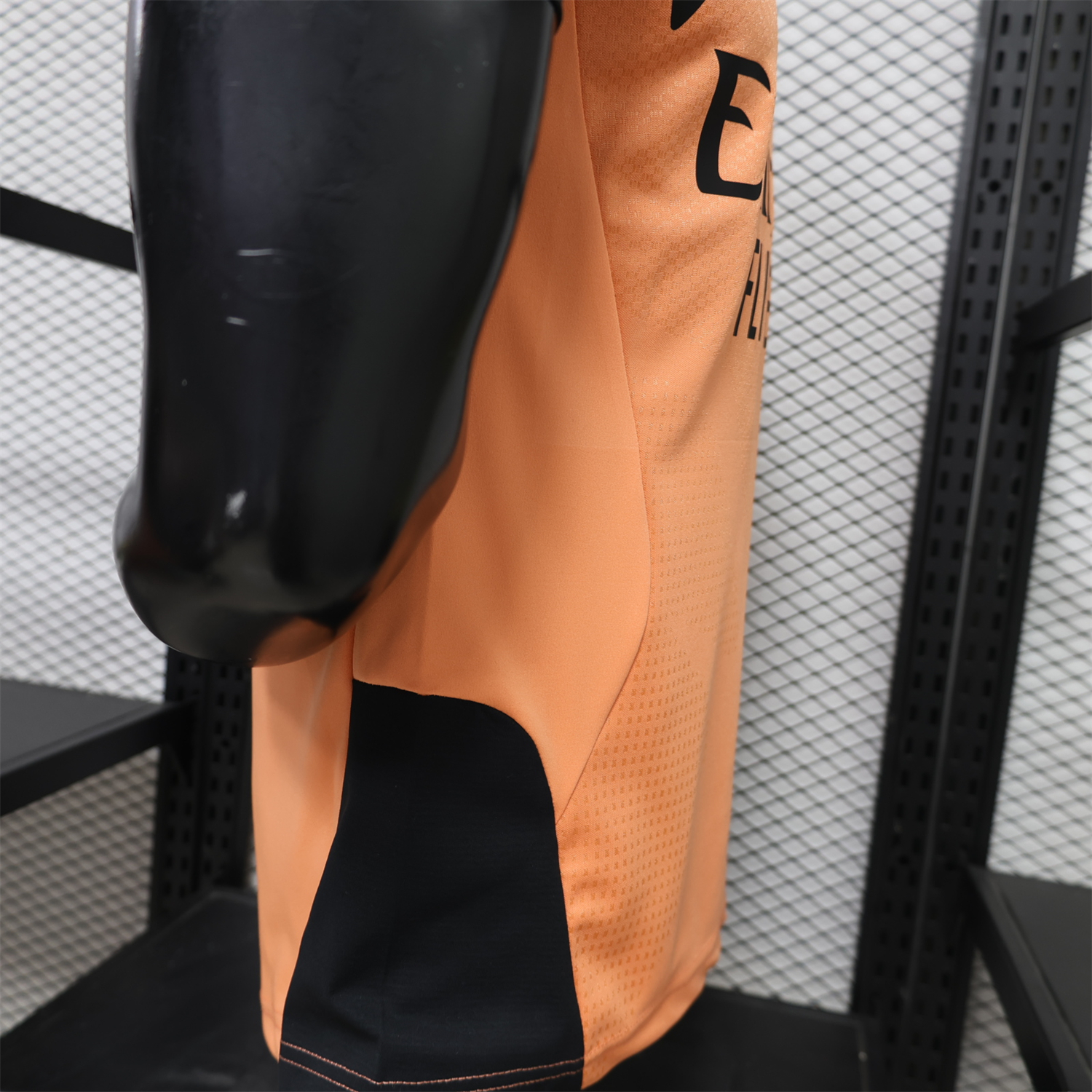 Arsenal 26-27 Orange Black Training Jersey - Player Version - UnitedFutballJersey