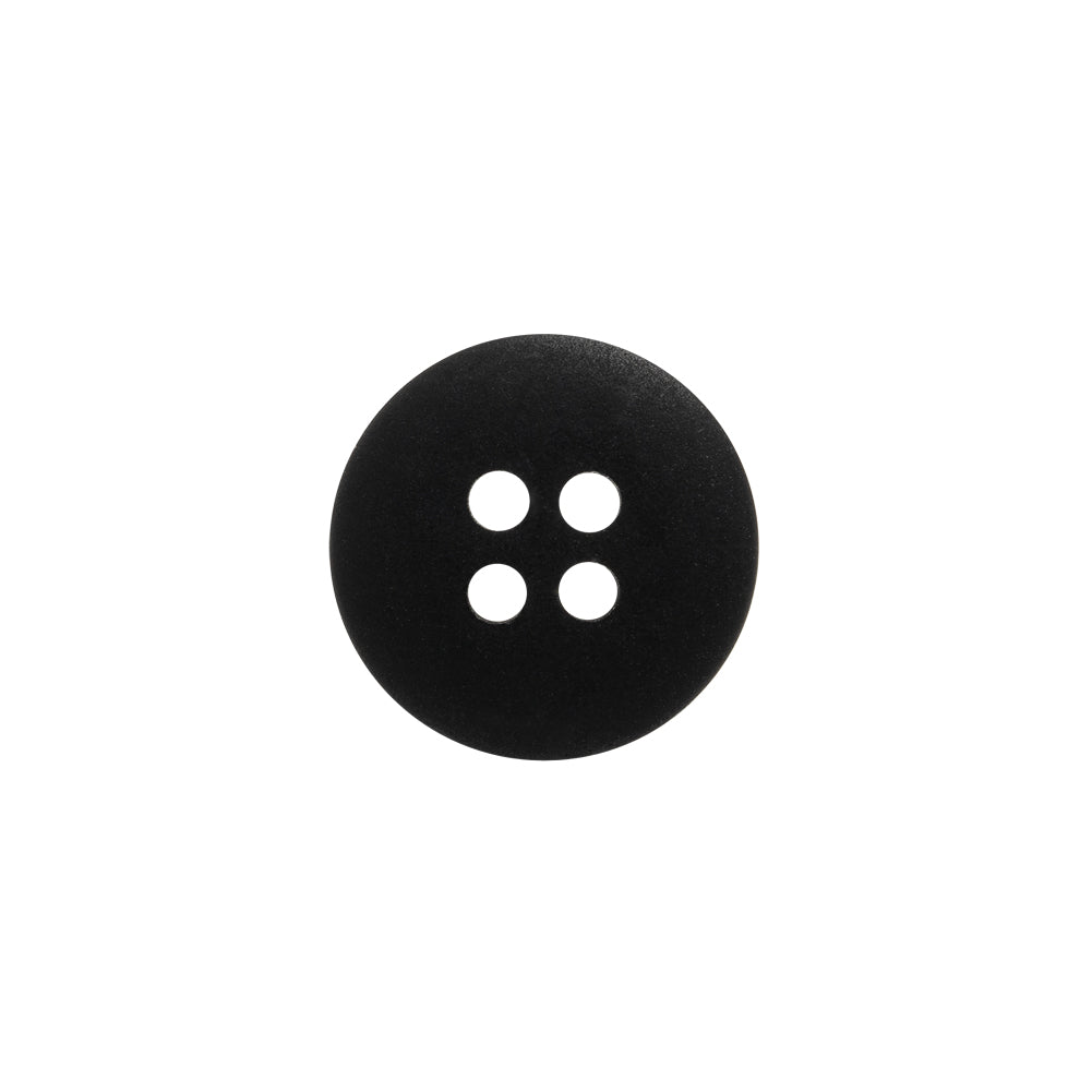 Plastic 4-Hole Button - 24L/15mm - Matte Black Smooth Top - Joann Fabrics