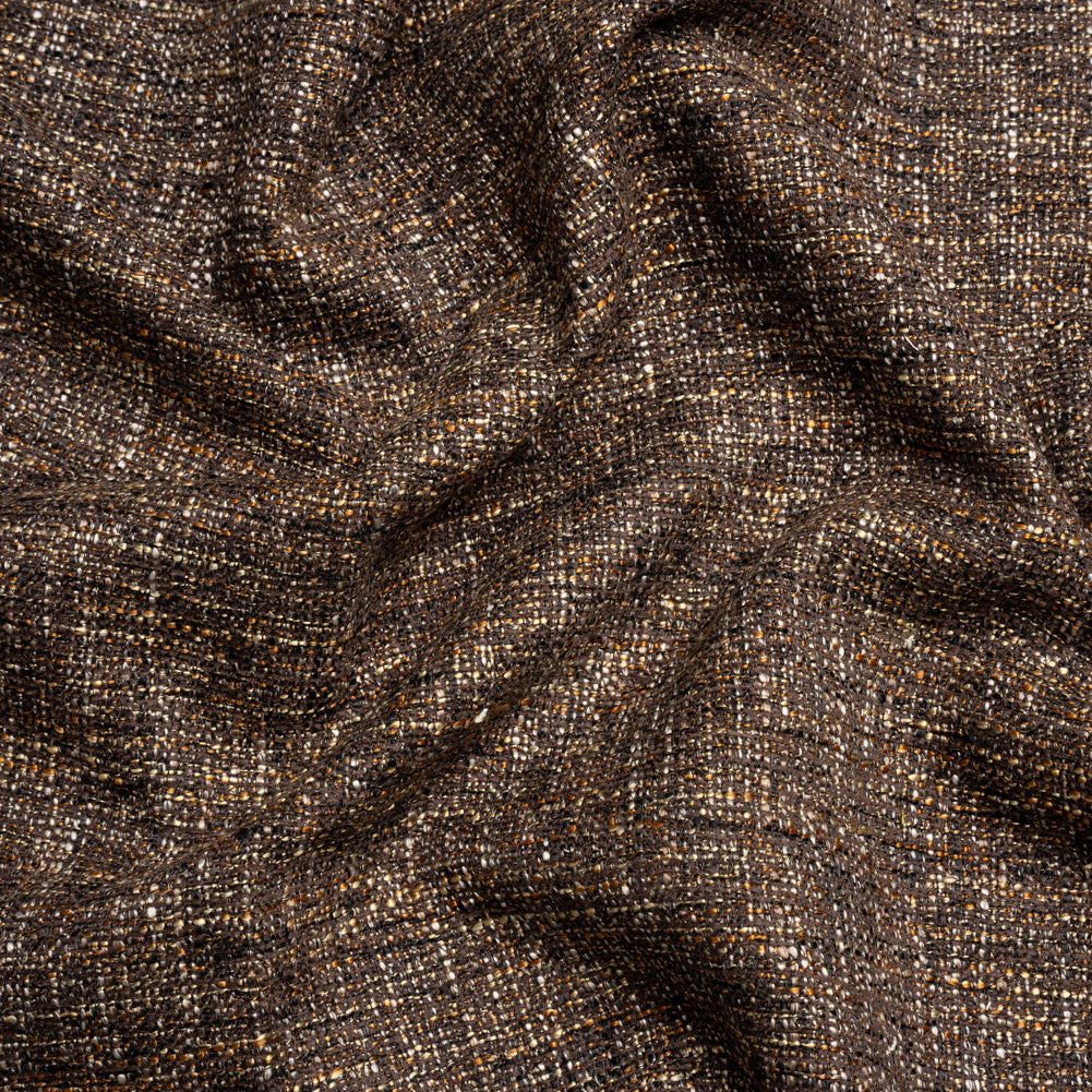 Tweed Upholstery Woven with Latex Backing - Espresso - Heath Collection - Joann Fabrics