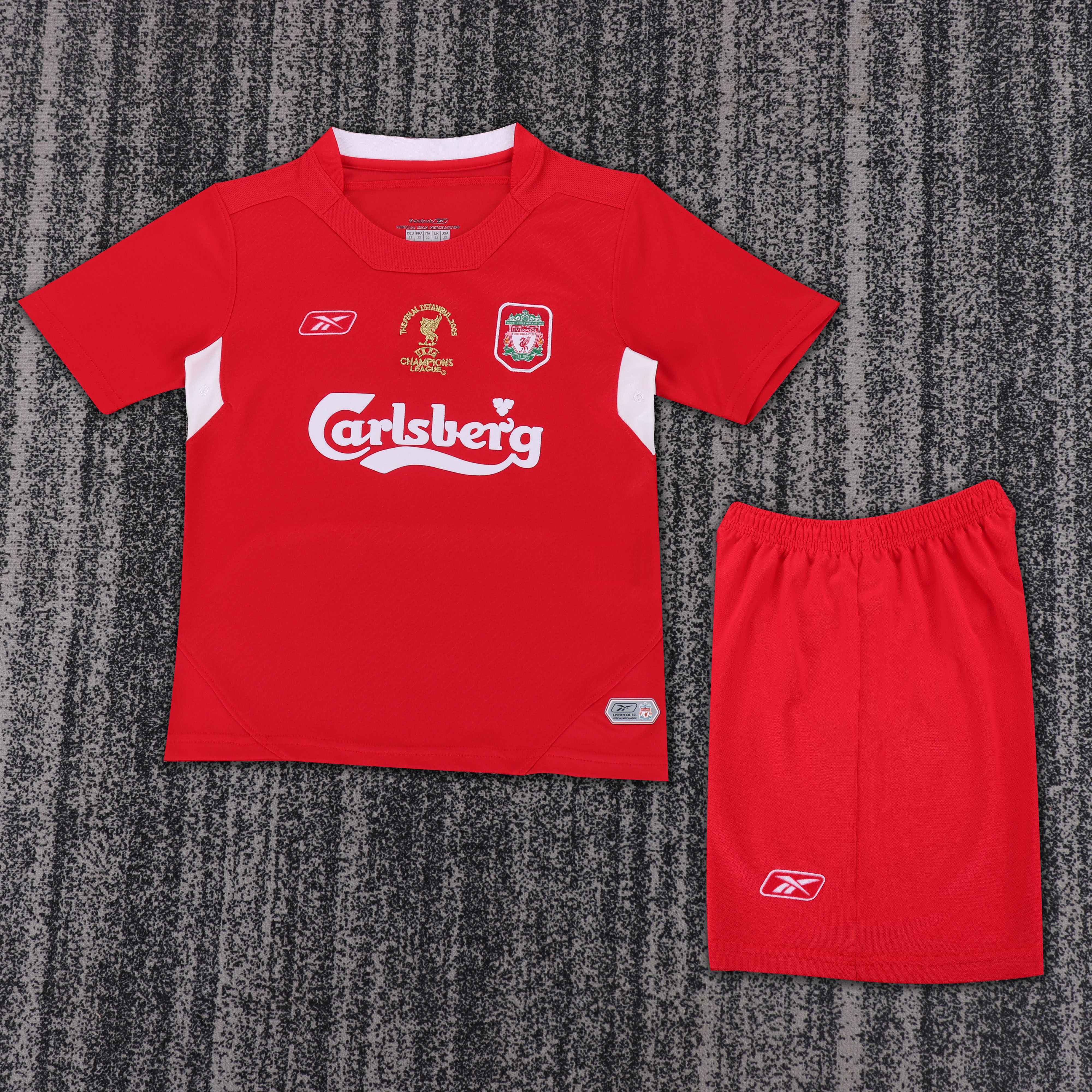 2004-2005 Retro Liverpool Home Football Jersey 1:1 Thai Quality Kids Size