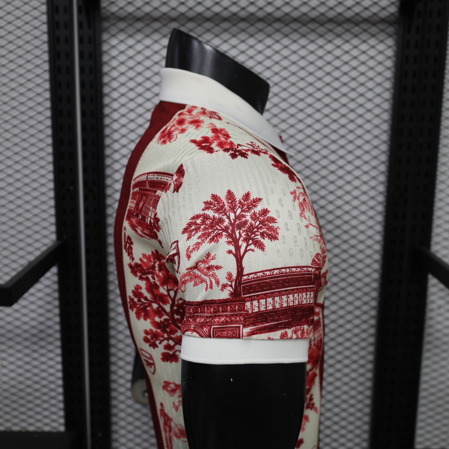Arsenal 26-27 Cream Red Floral Special Jersey - Player Version - UnitedFutballJersey