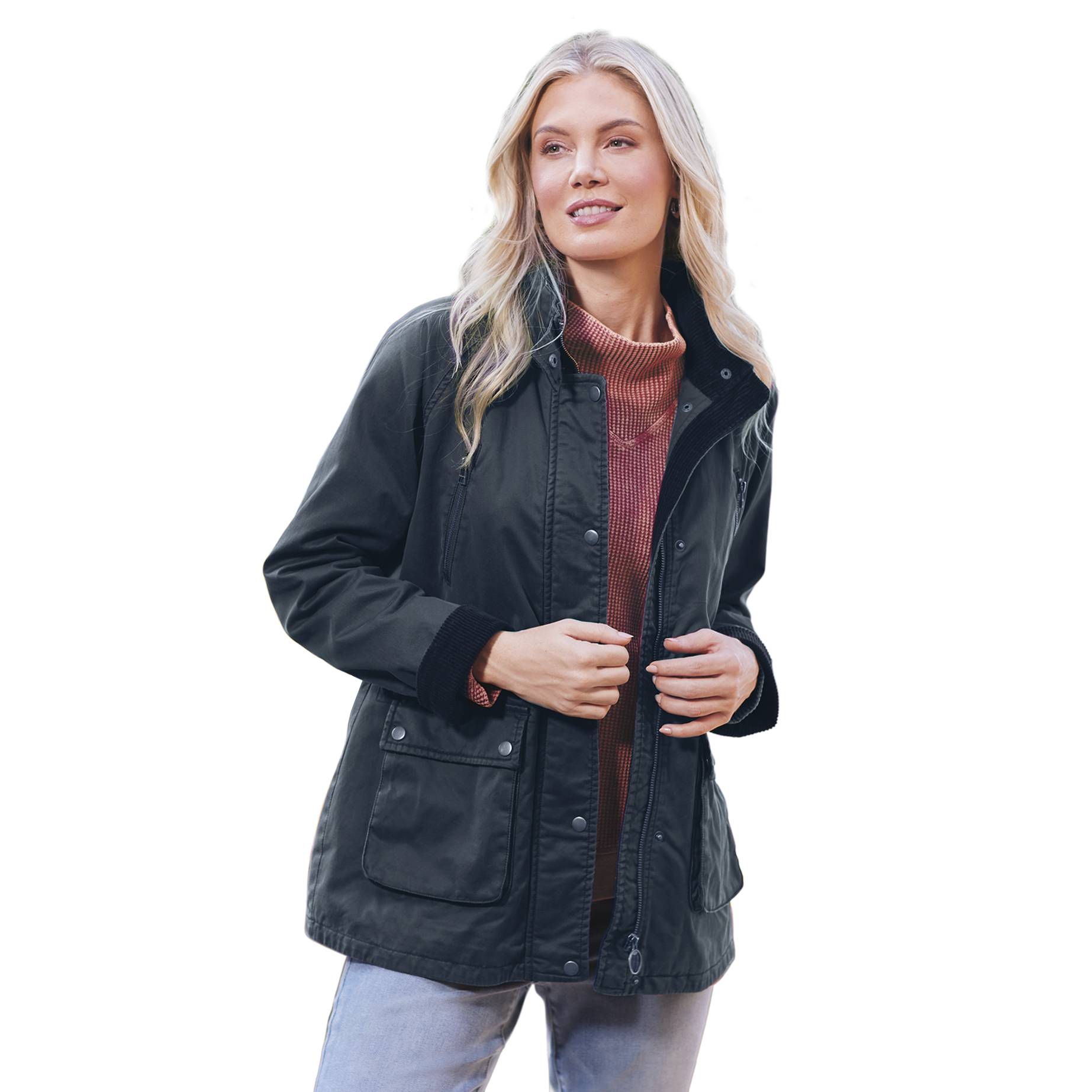 Portland Barn Jacket, Fully Lined with Zip Front and Hideaway Hood - Northstyle Catalog