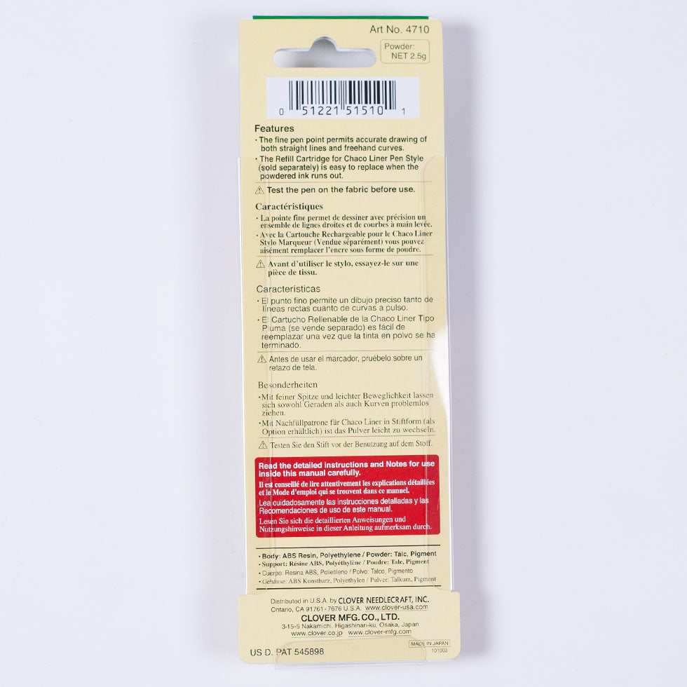 Clover Blue Chaco Liner Pen - Joann Fabrics