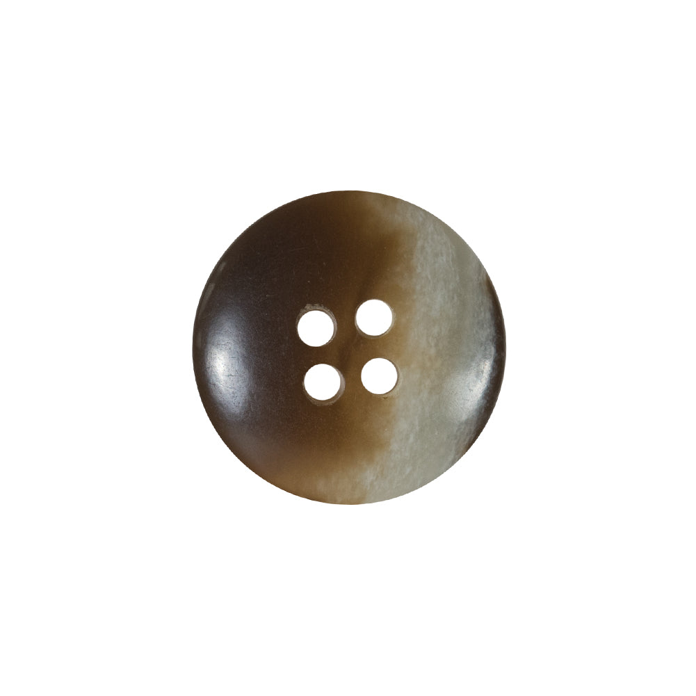 Brown and Beige Plastic 4-Hole Button - 30L/19mm - Joann Fabrics