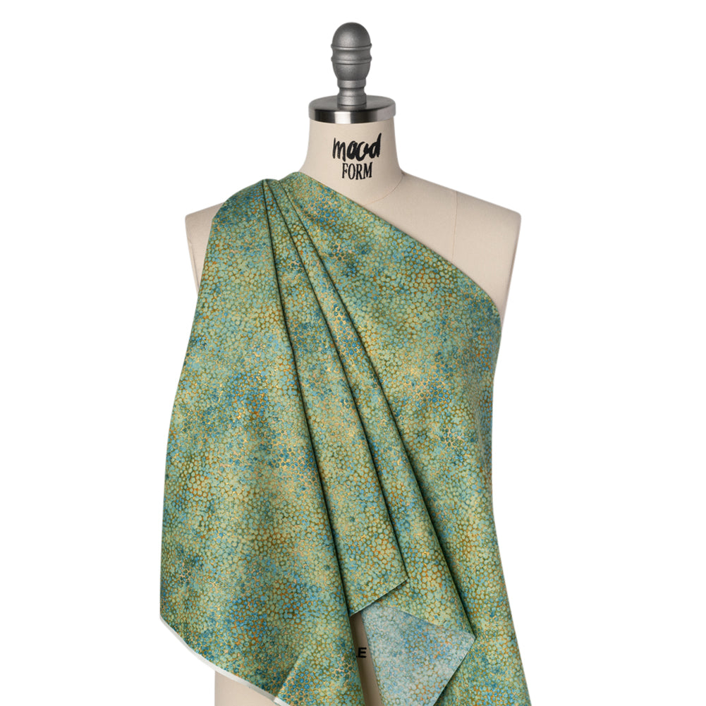 Metallic Printed Quilting Cotton by Northcott - Dawn Pebbles - Shimmer Collection - Joann Fabrics