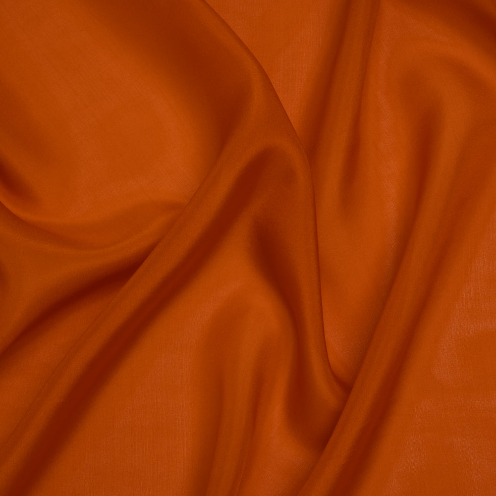 China Silk/Habotai - Pumpkin Orange - Famous Australian Designer Deadstock - Joann Fabrics