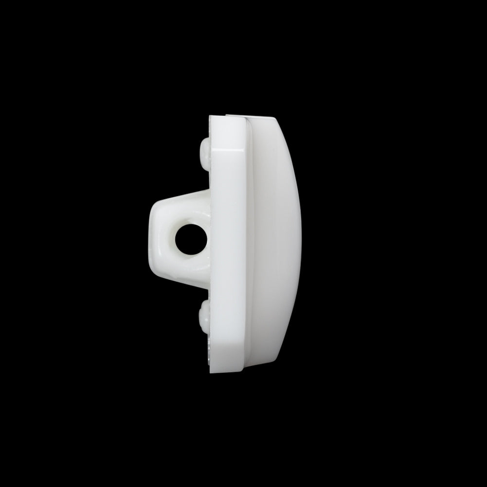 Square Plastic Shank Back Button Made in Italy - 36L/23mm - White Center Ridge - Joann Fabrics