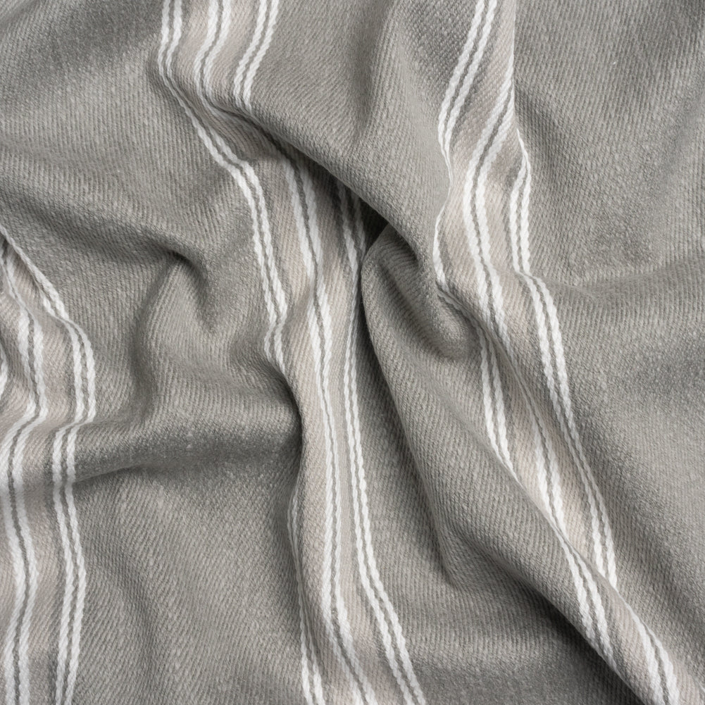 Cotton and Polyester Drapery Twill - Pebble Striped - British Imported - Joann Fabrics
