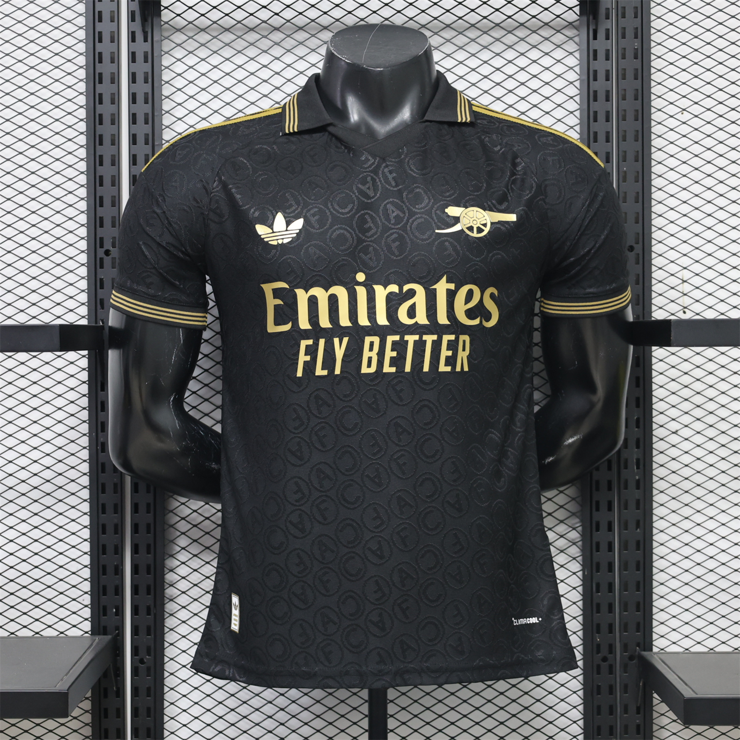 Arsenal 26-27 Originals Trefoil Black Gold Special Jersey - Player Version - UnitedFutballJersey
