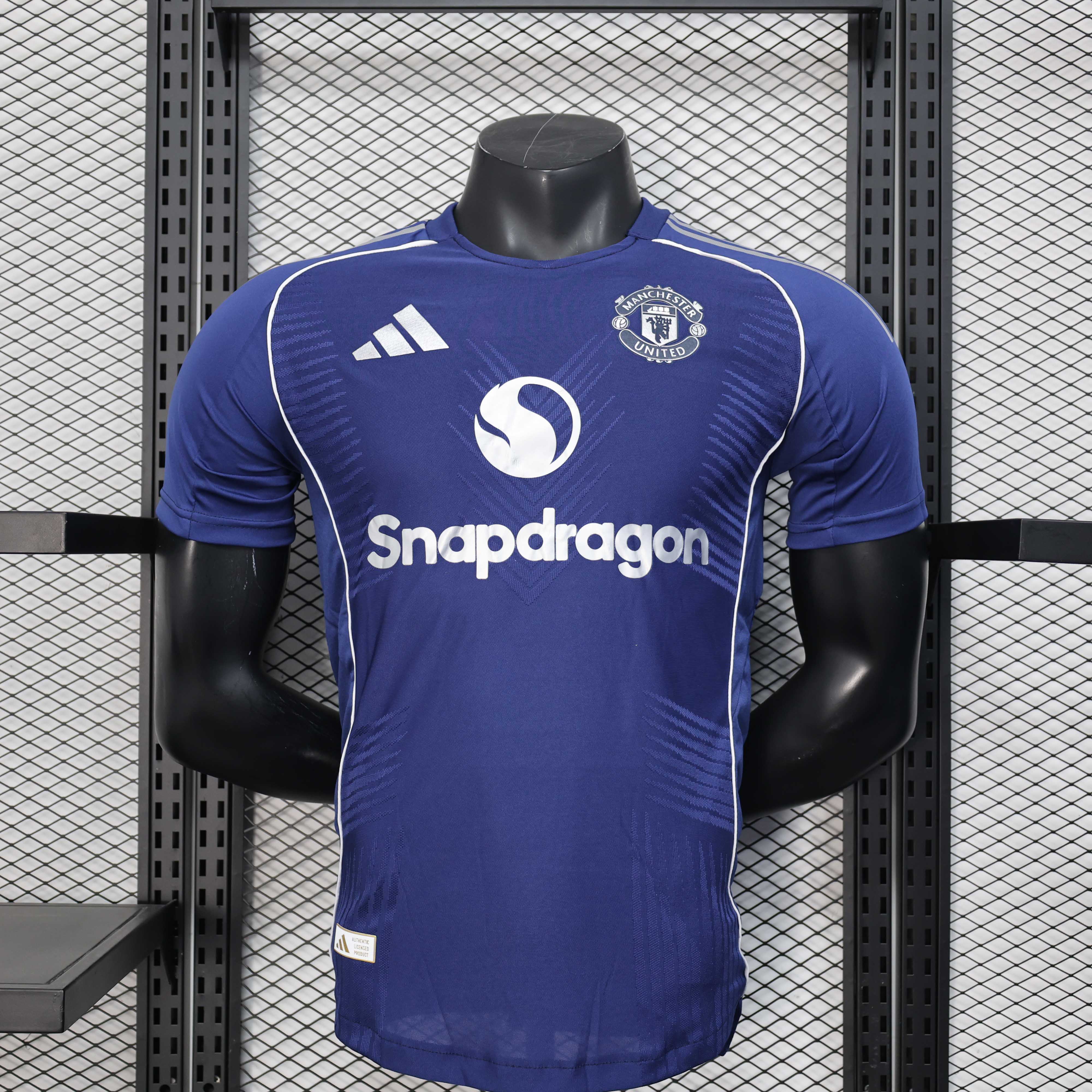 2025/2026 Player Version Manchester United Special Edition Blue And White Football Jersey 1:1 Thai quality
