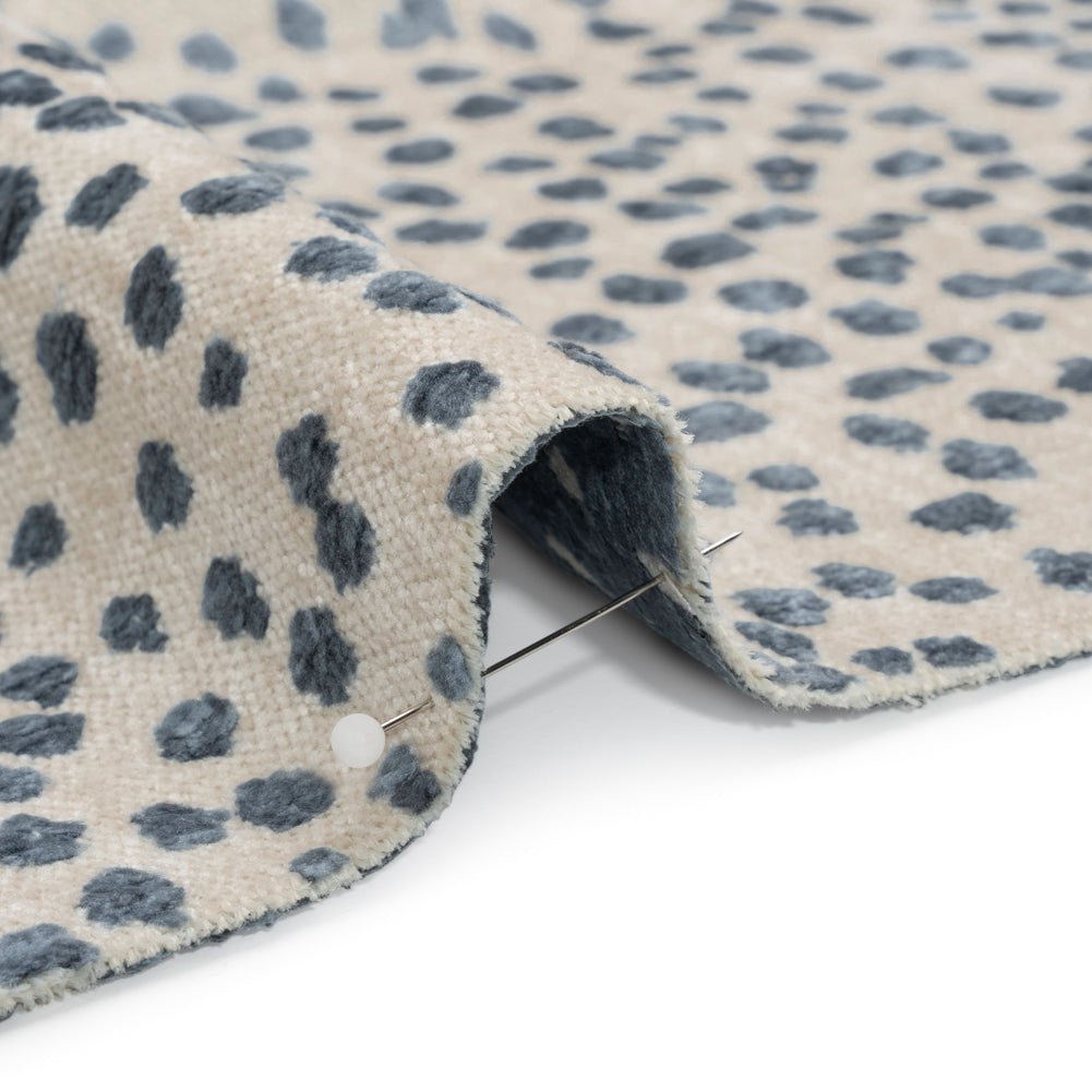 Upholstery Chenille - Azul Spotted - Piperhill Collection - Joann Fabrics
