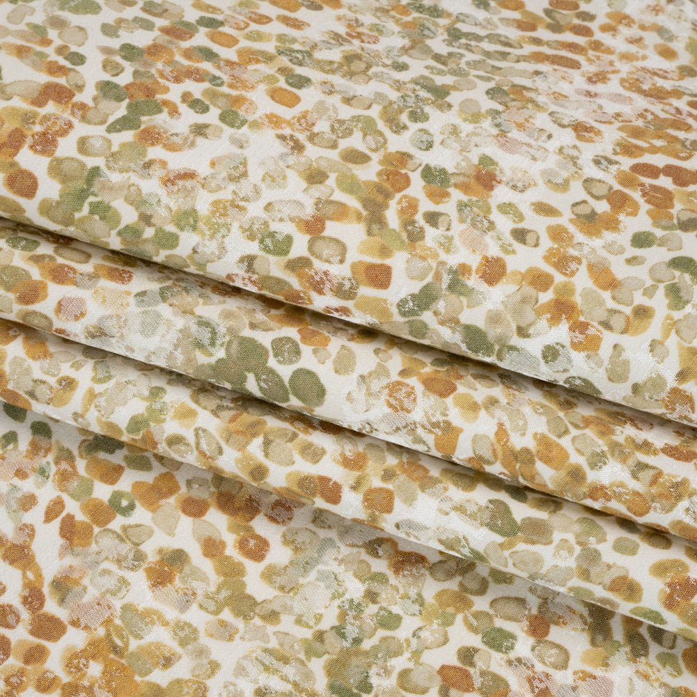 Drapery Jacquard Print - Ivy Bouncing Spots - British Imported - Joann Fabrics
