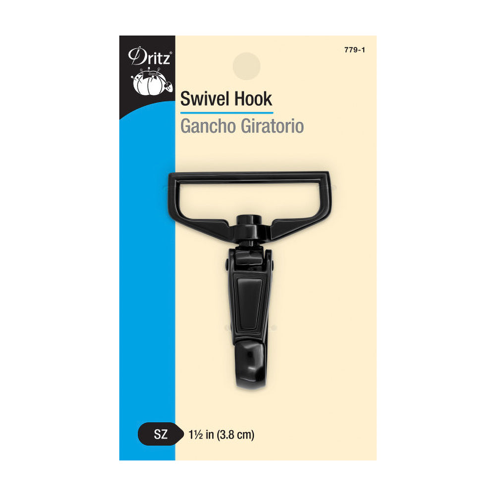 Dritz Swivel Hook - Black - 1.5