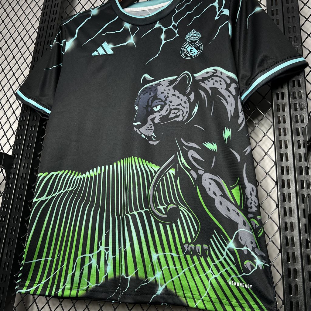 2024/2025 Real Madrid Special Edition Black And Green Jersey 1:1 Thai Quality