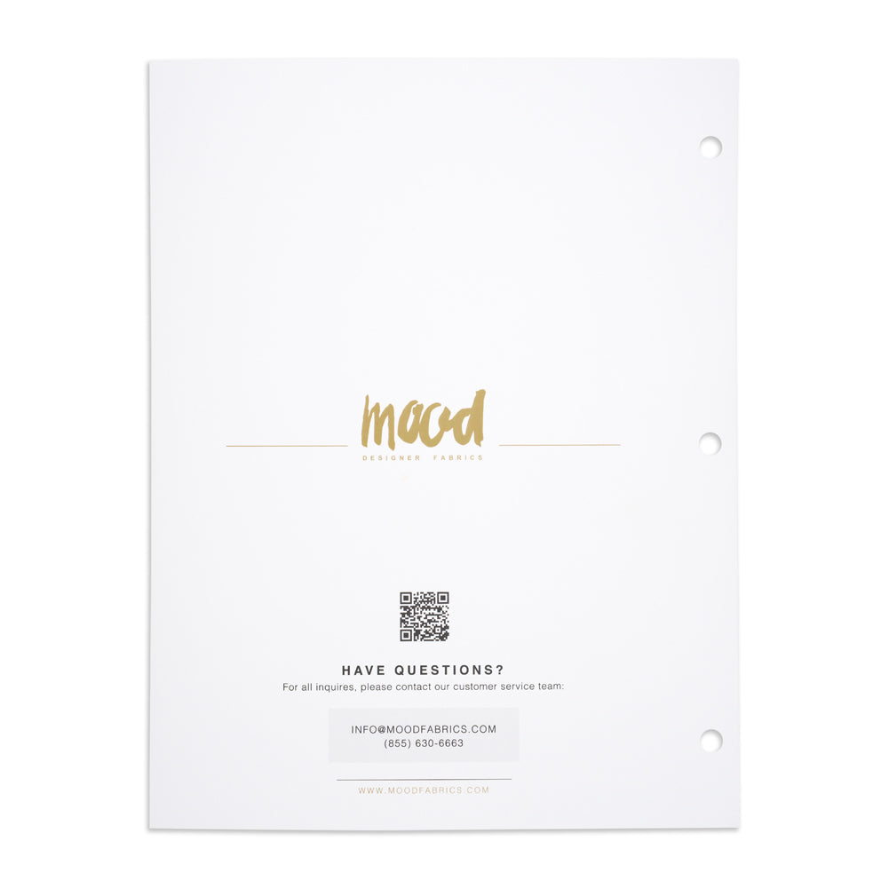 Color Card - Mimosa Double Georgette Collection - 8.5