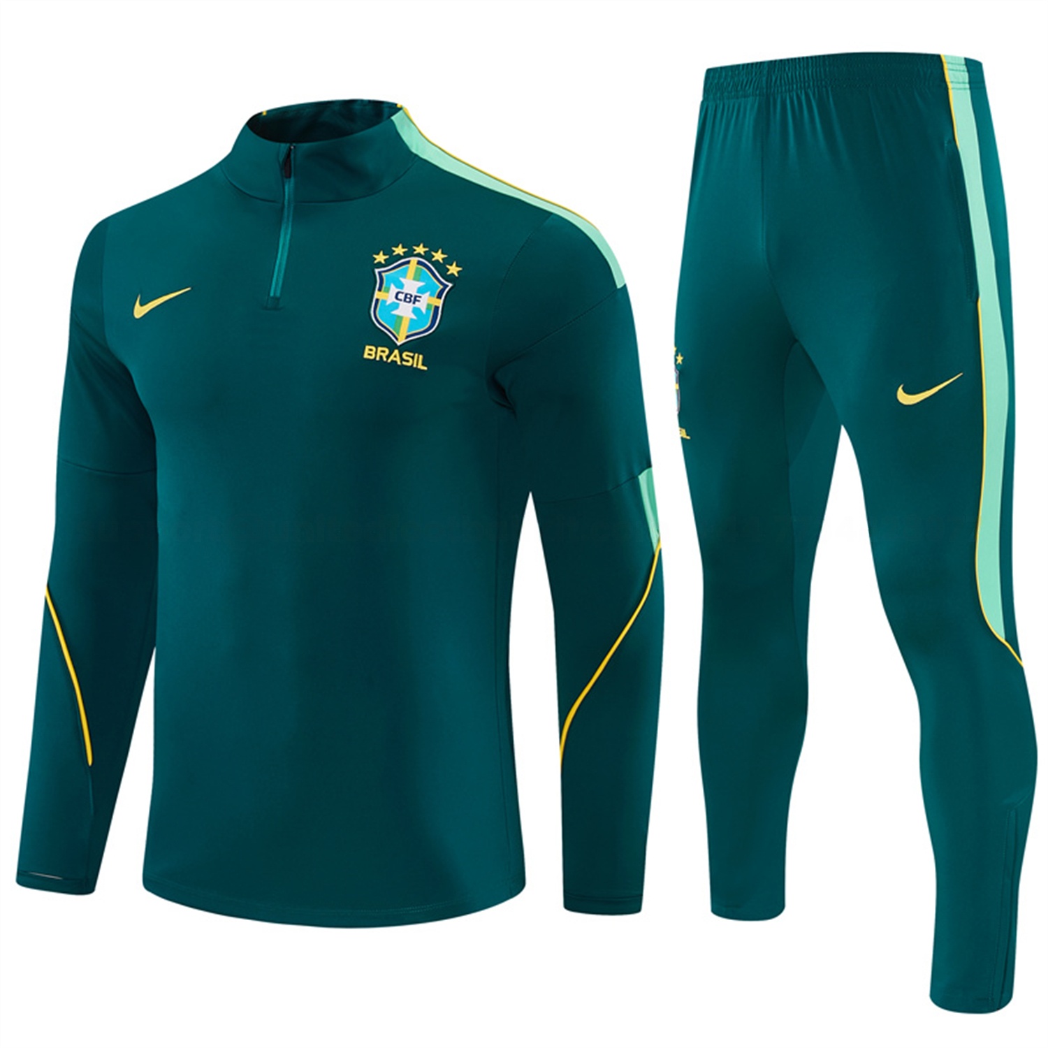 Brazil 2026 Long Sleeves Training Set - Colors Top & Colors Pants - UnitedFutballJersey