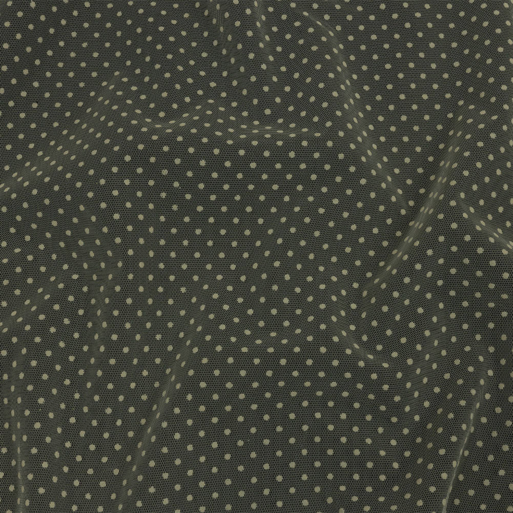 Famous Australian Designer Rutabaga Flocked Polka Dots Polyester Tulle - Joann Fabrics