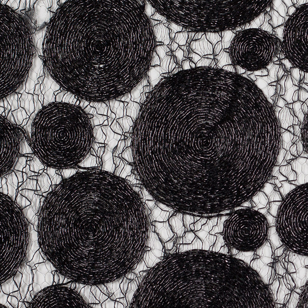 Black Polyester Novelty Lace - Joann Fabrics