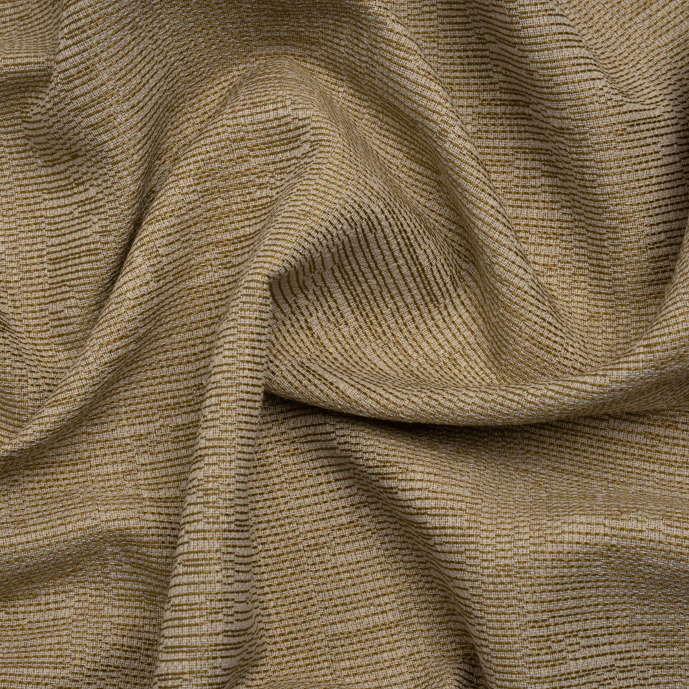 Recycled Polyester and Cotton Drapery Woven - Maize Striations - British Imported - Joann Fabrics