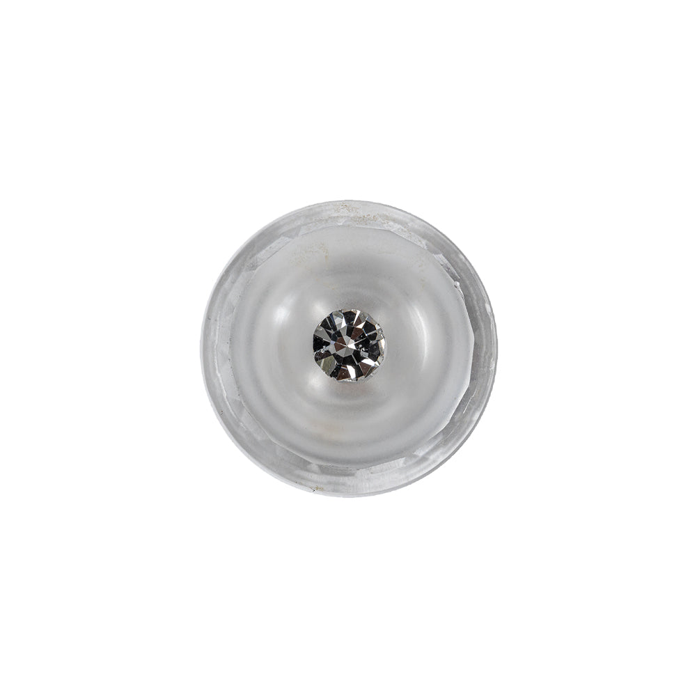 Crystal Half Matte Glass Button - 28L/18mm - Joann Fabrics