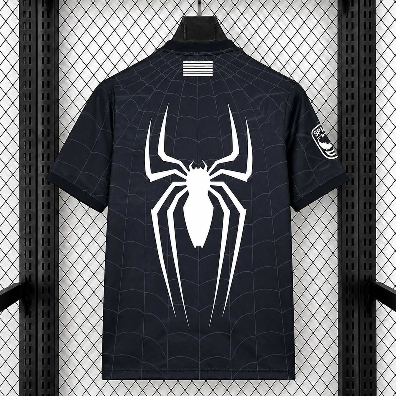 Barcelona 26-27 X Spider Man Venom Black Special Jersey - Fans Version - UnitedFutballJersey