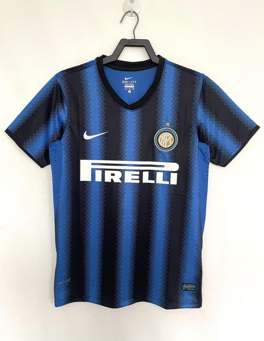 2010/2011 Retro Internazionale Milan Home Football Jersey 1:1 Thai Quality
