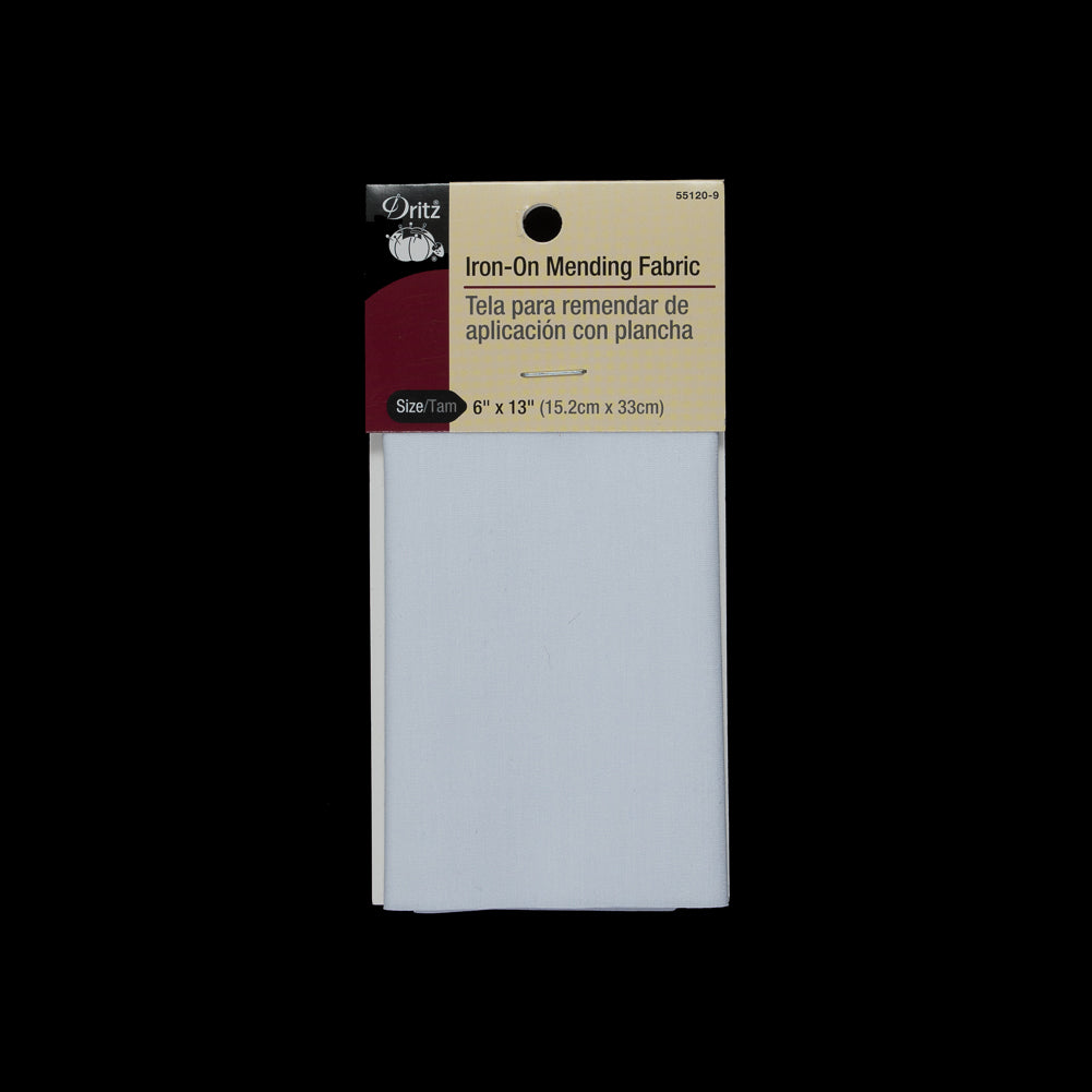Dritz White Iron-On Mending Fabric - 6