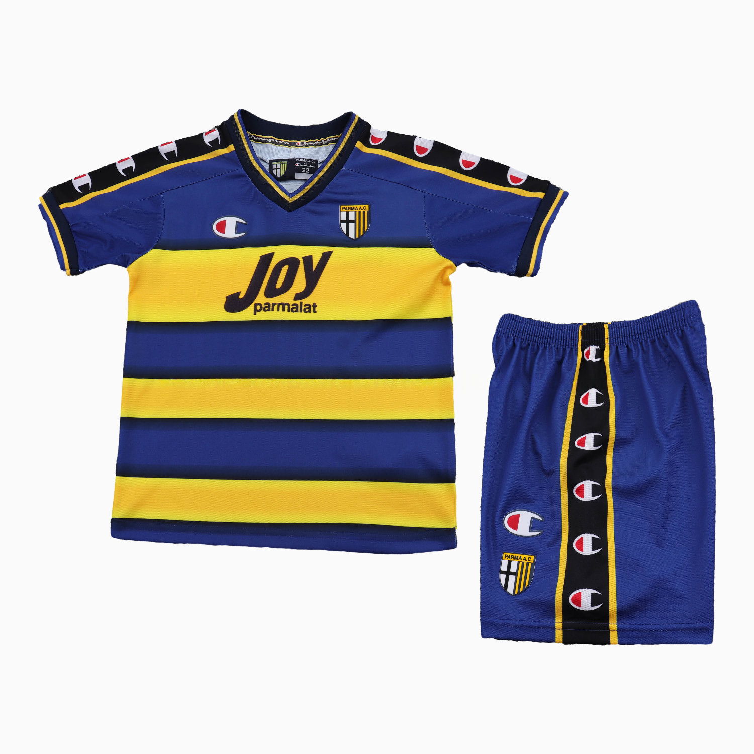 Retro Parma 2001-02 Home Kids Kit - UnitedFutballJersey