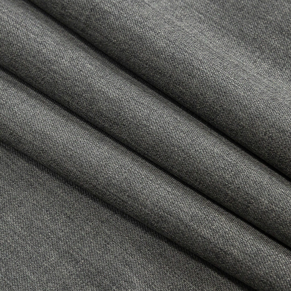 Super 120 Light Heathered Gray Gabardine Wool Suiting - Joann Fabrics