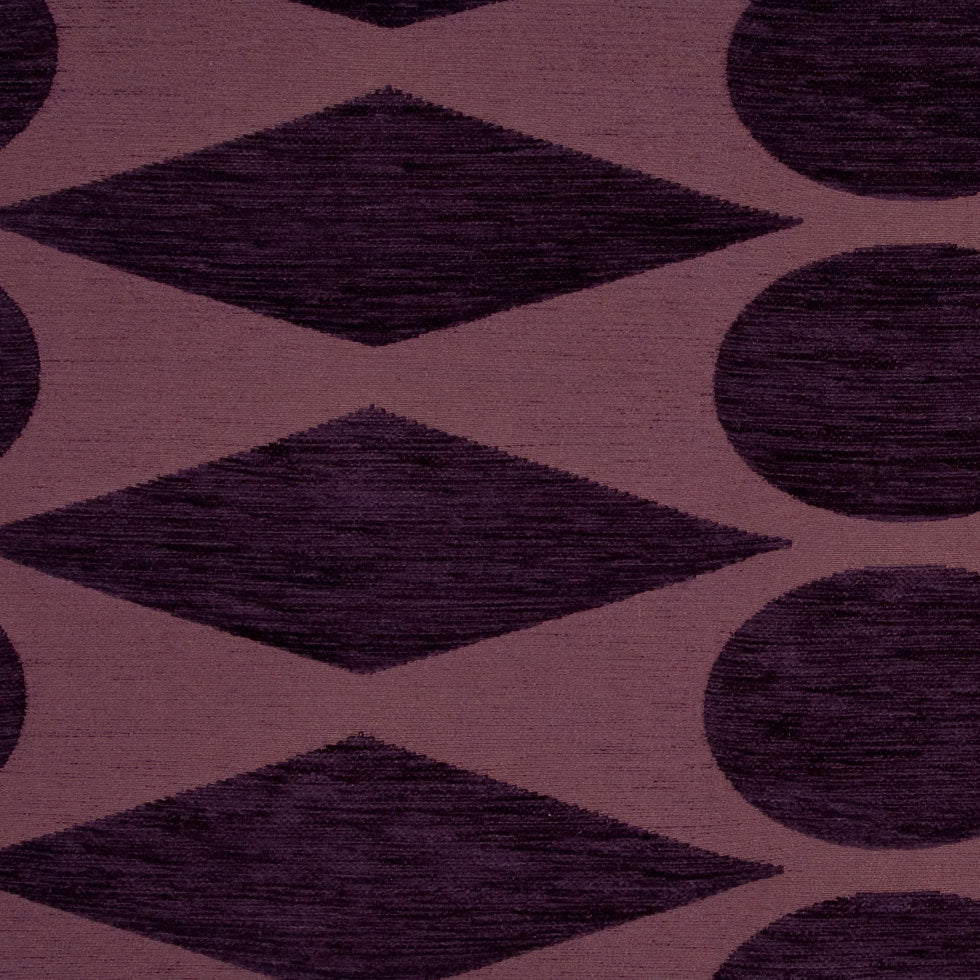 Aubergine Geometric Chenille - Joann Fabrics