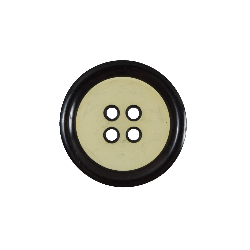 Oasis Green and Black 4-Hole Plastic Button - 36L/23mm - Joann Fabrics