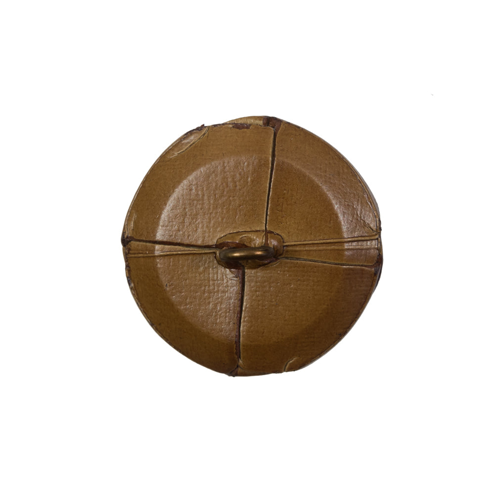Natural Leather Shank Back Button - 36L/23mm - Joann Fabrics