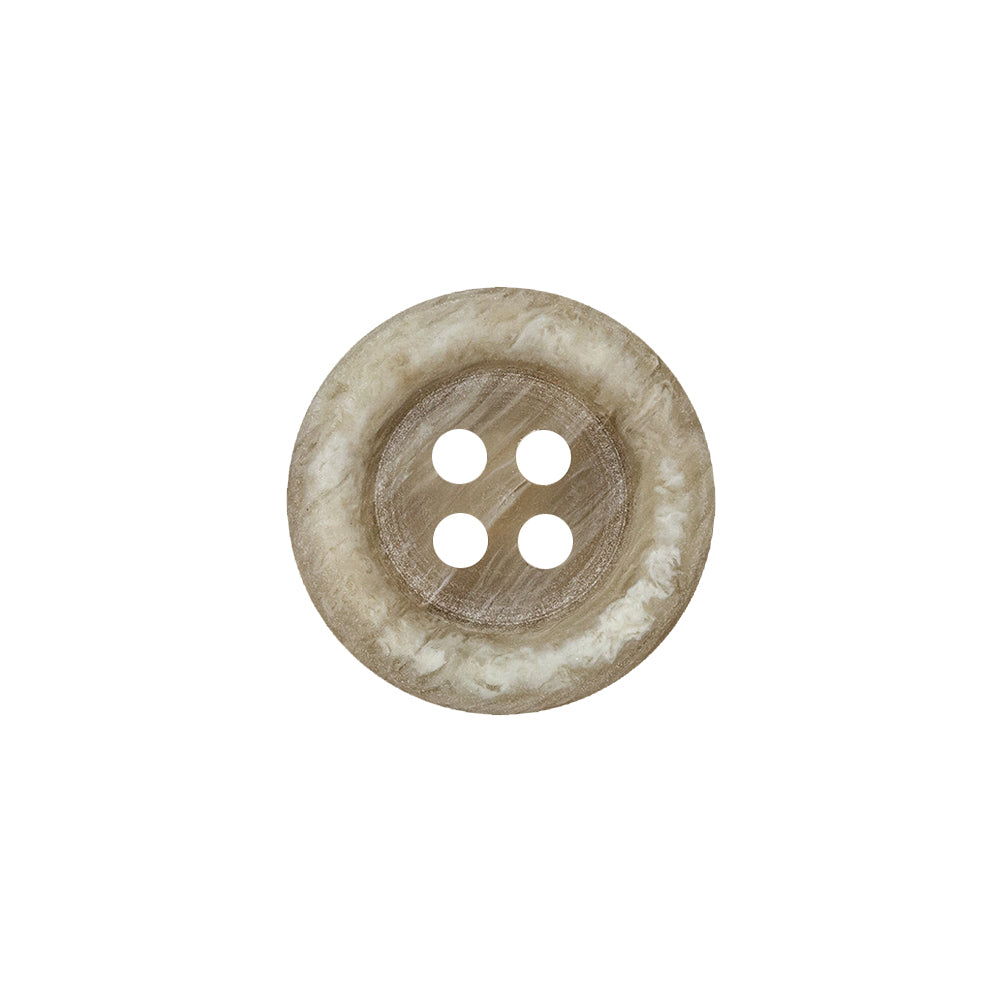 Timber Wolf and Agate Gray Matte Tire Shape Rim 4-Hole Plastic Button - 28L/18mm - Joann Fabrics