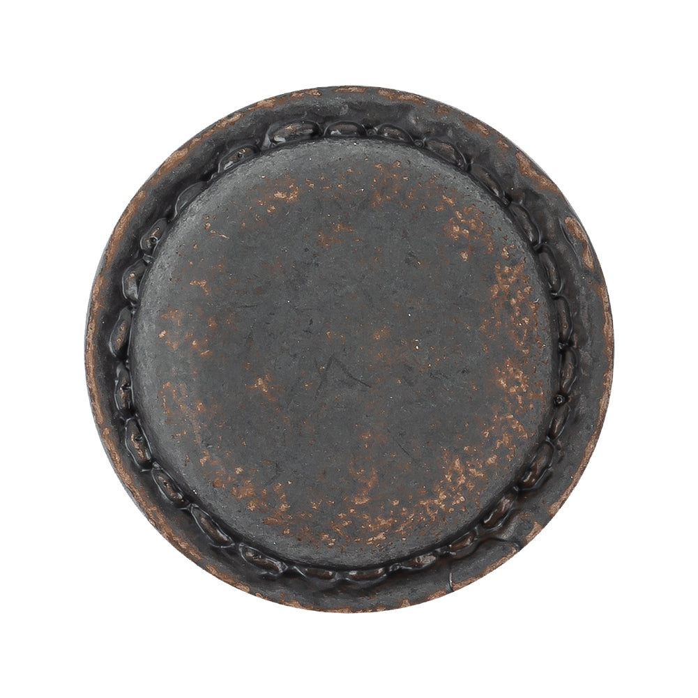 Italian Acorn and Dark Gull Gray Weathered Faux Leather Shank Back Button - 48L/30.5mm - Joann Fabrics