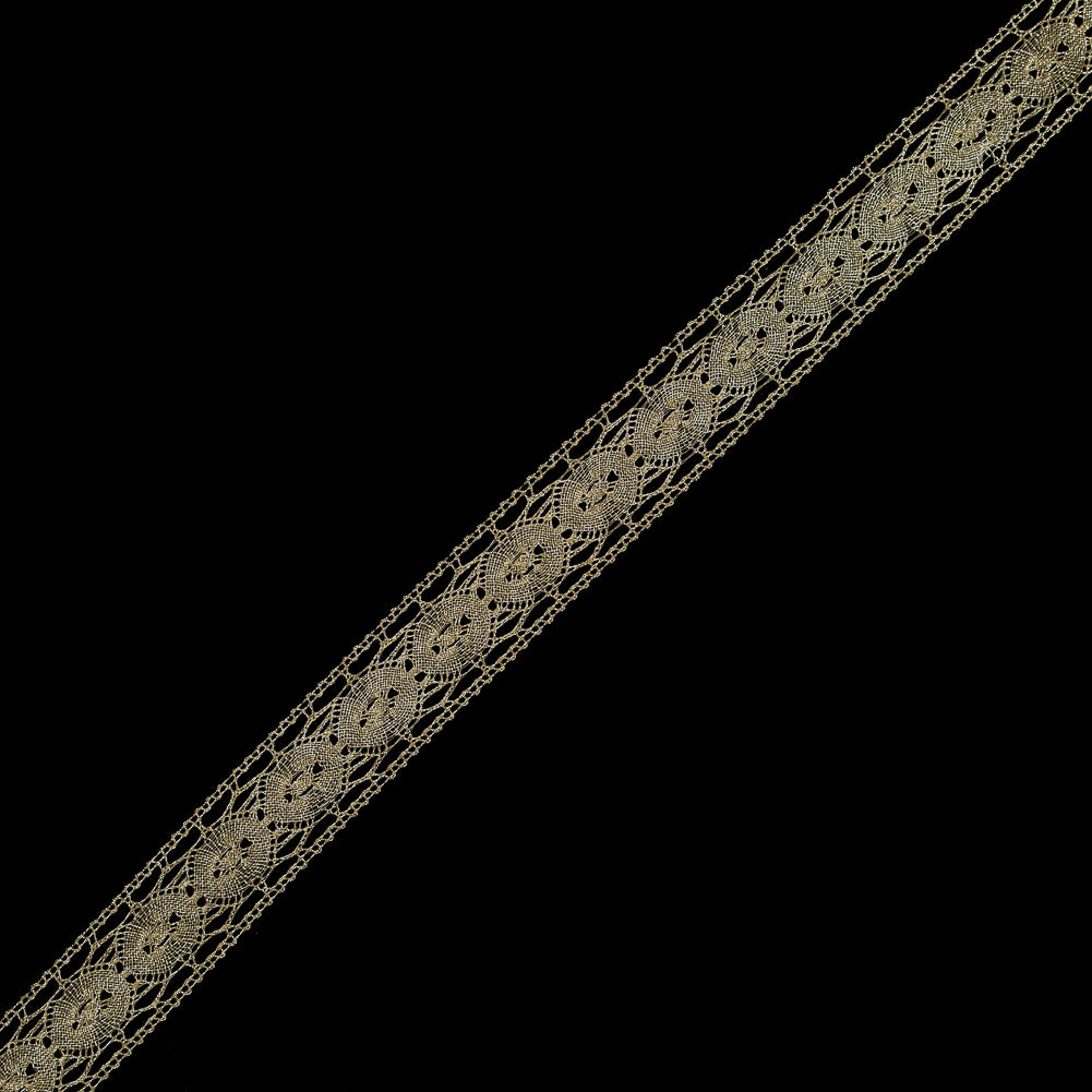 Gold European Metallic Trim - 1.125